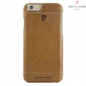 Iphone SE, 5S, 5 cover Pierre Cardin wax design læder khaki