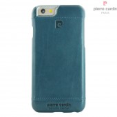 Iphone SE, 5S, 5 cover Pierre Cardin wax design læder blå