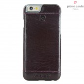 Iphone SE, 5S, 5 cover Pierre Cardin wax design læder mørkelilla