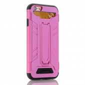Iphone 8 / 7 cover Armor guard m kort lomme rosa