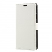Iphone Xs / X klassisk flip cover med lommer hvid