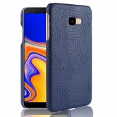 Galaxy J4 plus 2018 cover case croco blå