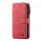 rød 2 i 1 cover med multi lommer Galaxy S10 Mobil tilbehør