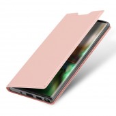 Slim flip cover Samsung Note 10 rosaguld