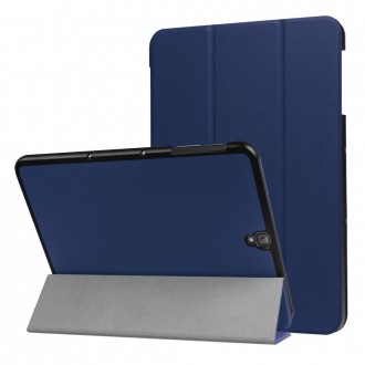 Til Samsung Galaxy Tab S3 9.7 klassisk folde cover mørkeblå