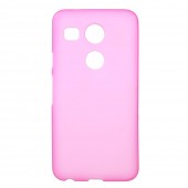 LG NEXUS 5X cover mat tpu rosa