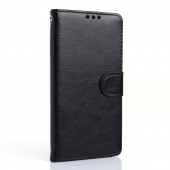 LG G5 læder pung cover, sort