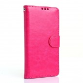 LG G5 læder pung cover, rosa