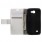 LG K4 læder cover med kort lommer hvid, Mobiltelefon tilbehør