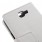 LG K4 læder cover med kort lommer hvid, Mobiltelefon tilbehør