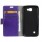 LG K4 praktisk pung cover lilla Mobiltelefon tilbehør