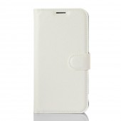 LG K4 cover - etui m lommer w-line hvid