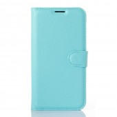 LG K4 cover - etui m lommer w-line blå
