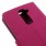 LG K10 cover med lommer rosa Mobiltelefon tilbehør Leveso.dk