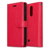 Vilo læder flipcover LG K4 2017 rød