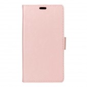 HTC 10 læder cover med kort lommer, pink