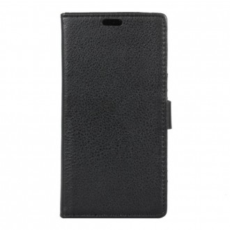 Til Huawei Y3 2 flip cover med lommer sort