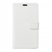 Huawei Y6 2 Compact cover i ægte læder hvid
