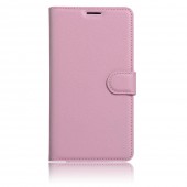 Huawei Nova etui litchi pu læder pink