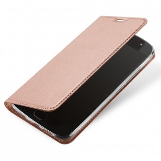 Slim flip cover Motorola Moto G5S plus rosaguld