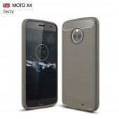 C-style armor cover Motorola moto x4 grå