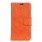 Motorola Moto X4 klassisk læder cover orange Mobilcovers