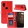 rød Vilo flip cover Motorola One Vision Mobil tilbehør