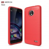 Motorola Moto E4 C-style armor cover rød
