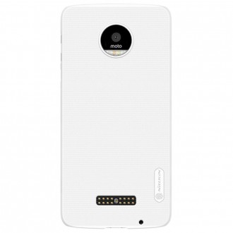 Motorola Moto Z cover m skærm beskyttelsesfilm hvid