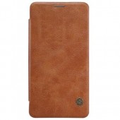 MICROSOFT LUMIA 950 læder cover i business stil, brun