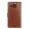 MICROSOFT LUMIA 950 XL læder cover med kort lommer, brun Mobiltelefon tilbehør
