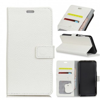 Til Oneplus 5T cover i ægte læder hvid