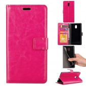 Klassisk flip cover Nokia 3 rosa