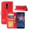 Vilo flip cover rød Nokia 7 plus Mobil tilbehør