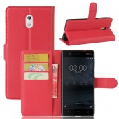 Vilo flip cover Nokia 3 rød