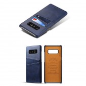 Samsung Galaxy Note 8 cover med kortholder blå