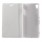 SONY XPERIA Z3+ klassisk flip læder cover, hvid Mobiltelefon tilbehør