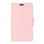 HUAWEI Y6 læder cover med lommer, pink