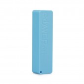 Powerbank 2600 mAH mini ekstern batteri / oplader blå