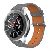 Blød læder rem Samsung Watch 46mm grå