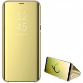 Clear view cover Galaxy S8 guld