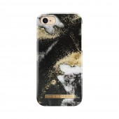 iDeal Of Sweden case iPhone 8 / SE (2020) Black galaxy marble