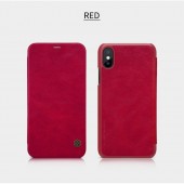 Vintage etui business Iphone Xs / X rød
