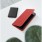 rød Slim læder flip cover Samsung S22 Mobil tilbehør