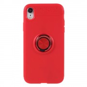 Iphone Xr rød cover med ring holder Mobil tilbehør