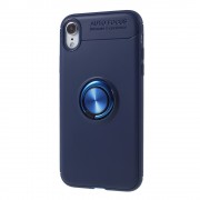 Iphone Xr blå cover med ring holder Mobil tilbehør
