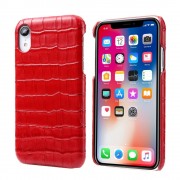 rød Skind case croco Iphone Xr Mobil tilbehør