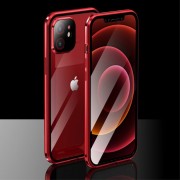 rød Magnetisk case 360 iPhone 12 / 12 Pro Mobil tilbehør