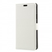 Iphone X klassisk flip cover med lommer hvid Mobilcovers