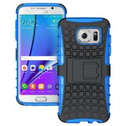 SAMSUNG GALAXY S7 EDGE hybrid bag cover, blå Mobiltelefon tilbehør